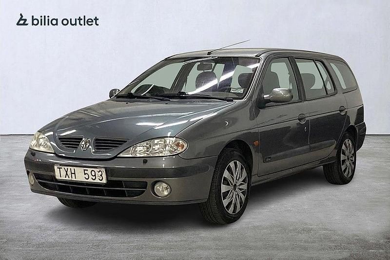 Mörkgrå Begagnad 2002 Renault Mégane GrandTour Kombi | 14 900 kr (Marknadspris) - Bild 1/4
