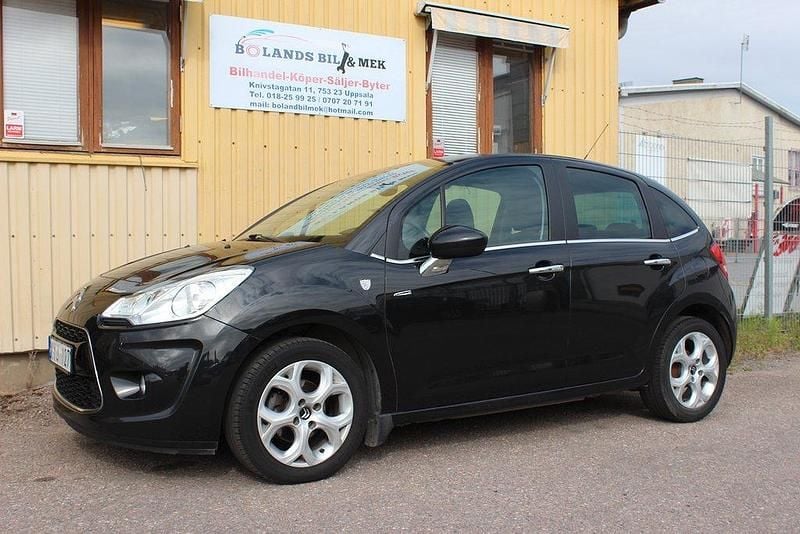 Svart Begagnad 2010 Citroën C3 Halvkombi | 34 500 kr (Bra pris) - Bild 1/4