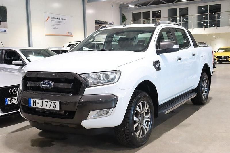 Vit Begagnad 2016 Ford Ranger Wildtrack Pickup | 199 900 kr (Marknadspris) - Bild 1/4