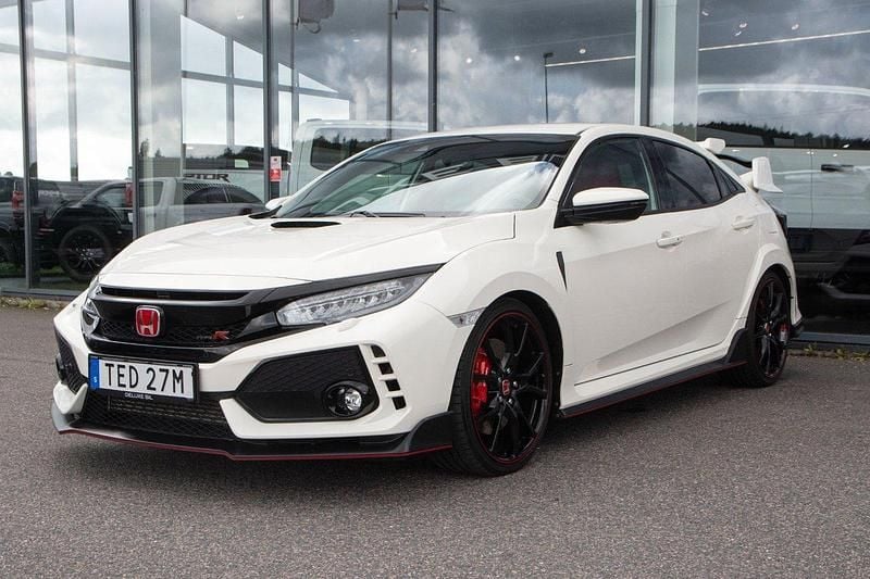 Vit Begagnad 2019 Honda Civic Type R Halvkombi | 425 000 kr (Dyr) - Bild 1/4