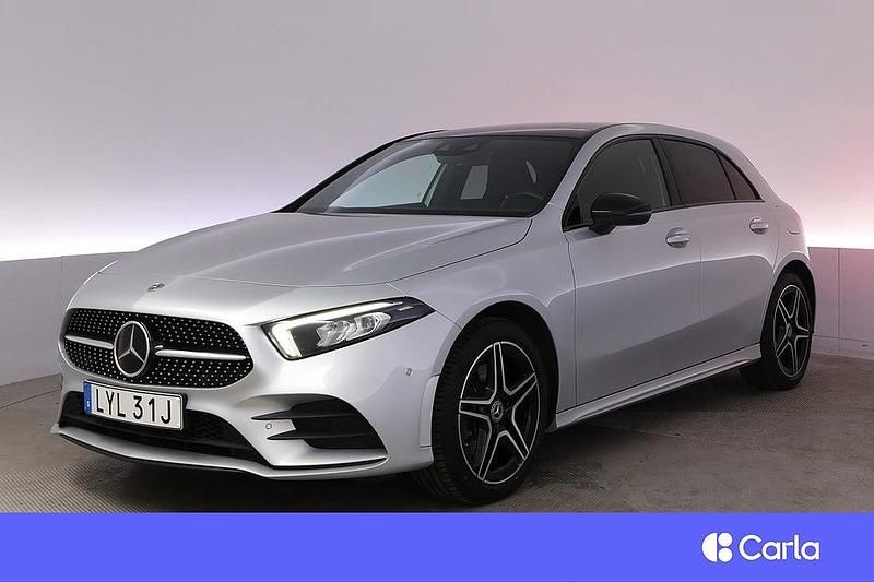 Silver Begagnad 2022 Mercedes A250 AMG Halvkombi | 309 900 kr (Lite dyr) - Bild 1/4