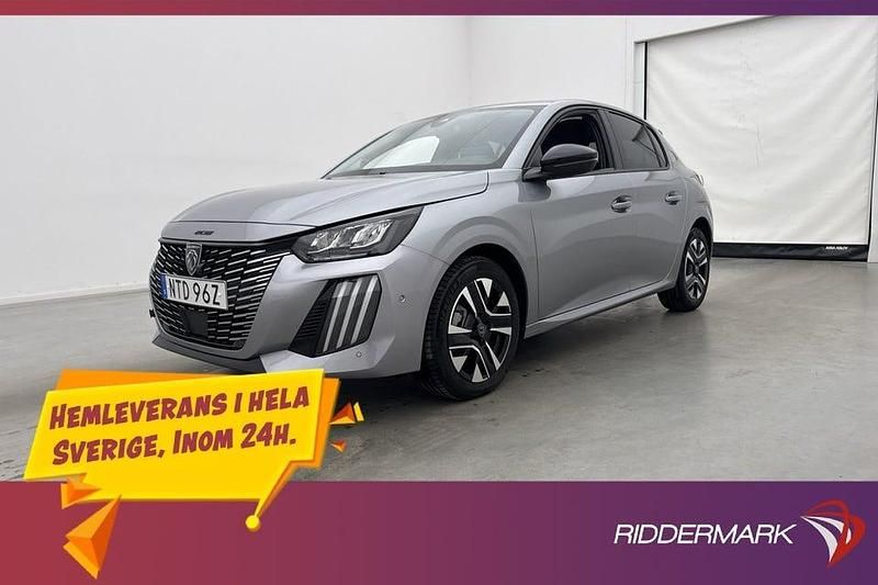 Grå Begagnad 2024 Peugeot 208 Allure Halvkombi | 229 800 kr (Bra pris) - Bild 1/3