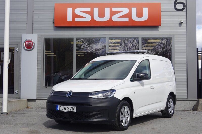 Vit Begagnad 2023 VW Caddy Minibuss | 362 375 kr (Lite dyr) - Bild 1/4