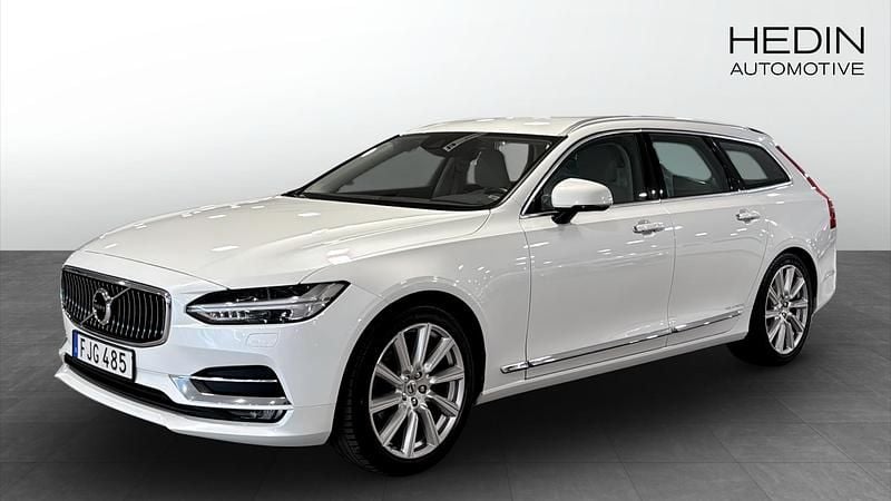 Vit (white) Begagnad 2016 Volvo V90 Inscription Kombi | 284 900 kr (Marknadspris) - Bild 1/4