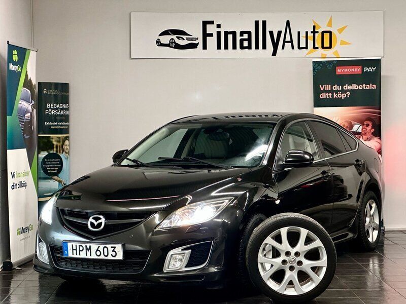 Svart Begagnad 2008 Mazda 6 Inclusive Halvkombi | 74 900 kr (Marknadspris) - Bild 1/4