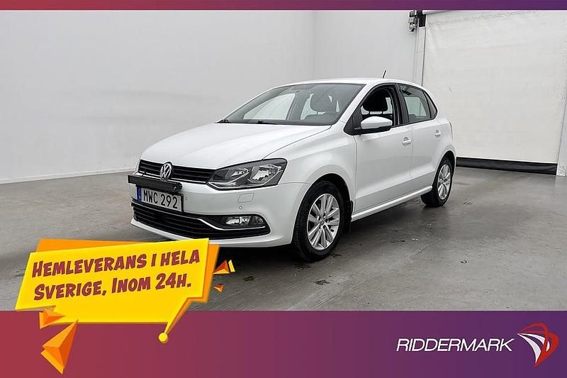 Vit Begagnad 2016 VW Polo Halvkombi | 119 800 kr (Marknadspris) - Bild 1/3