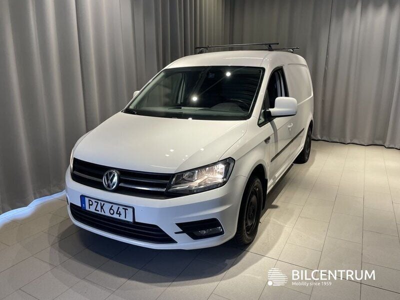 Vit Begagnad 2020 VW Caddy Maxi Minibuss | 169 900 kr - Bild 1/4