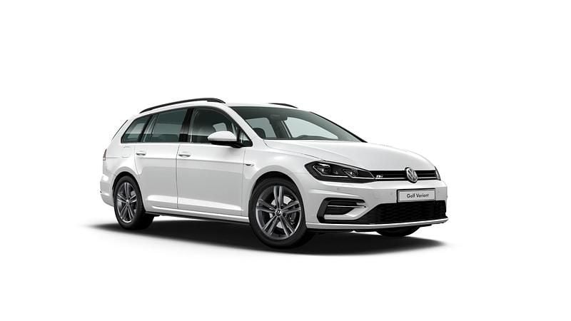 Vit Begagnad 2019 VW Golf VII R-line Sedan | 209 900 kr (Marknadspris) - Bild 1/2