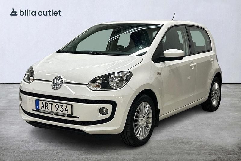 Vit Begagnad 2014 VW up! Halvkombi | 69 900 kr (Bra pris) - Bild 1/4