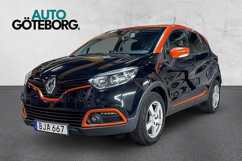 Svart/orange Begagnad 2014 Renault Captur SUV | 74 900 kr (Marknadspris) - Bild 1/3