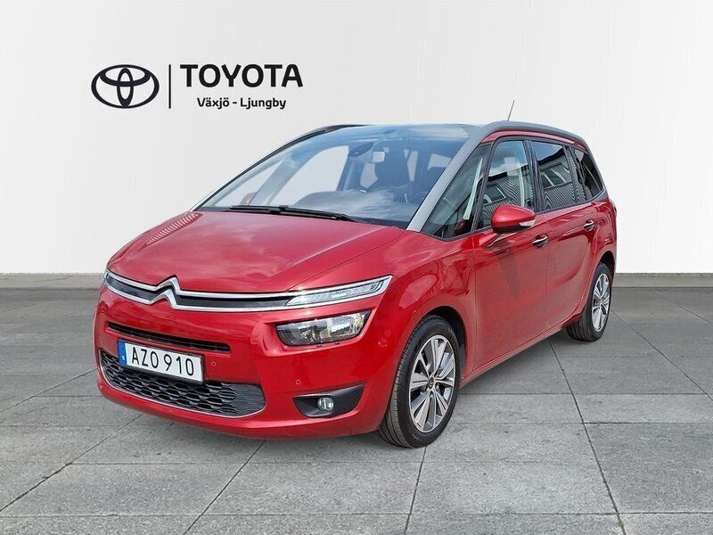 Röd Begagnad 2016 Citroën Grand C4 Picasso Minibuss | 139 000 kr (Marknadspris) - Bild 1/4