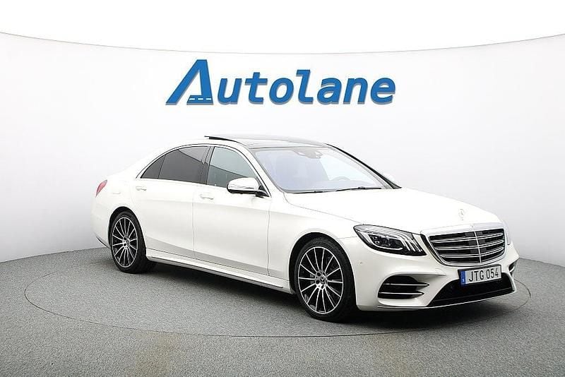 Designo diamant vit Begagnad 2017 Mercedes S400 AMG Sedan | 659 900 kr (Bra pris) - Bild 1/3