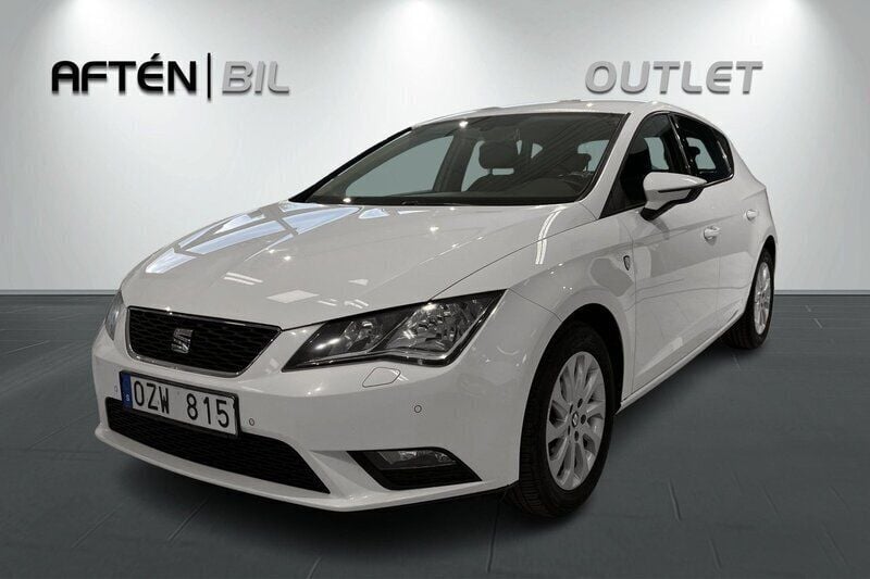 Vit Begagnad 2013 Seat Leon Style Halvkombi | 99 800 kr (Marknadspris) - Bild 1/3