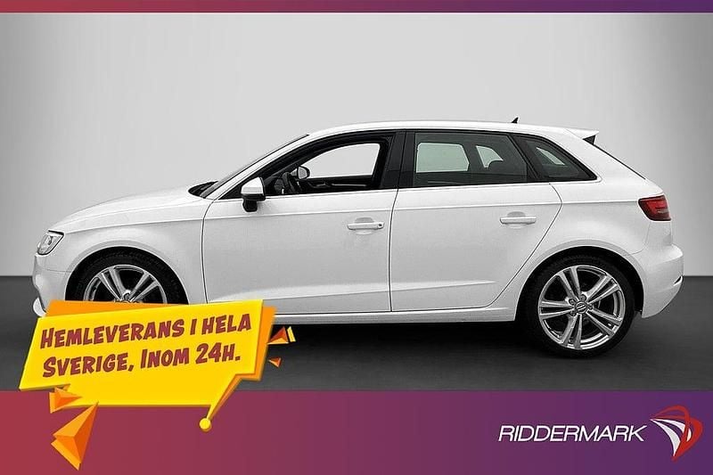 Begagnad Audi A3 Sportback Proline 150 HK (110 kW) 2019 Vit Halvkombi