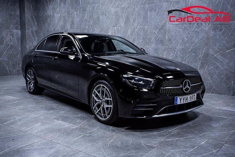 Svart Begagnad 2022 Mercedes E300 AMG line Sedan | 344 800 kr (Marknadspris) - Bild 1/4