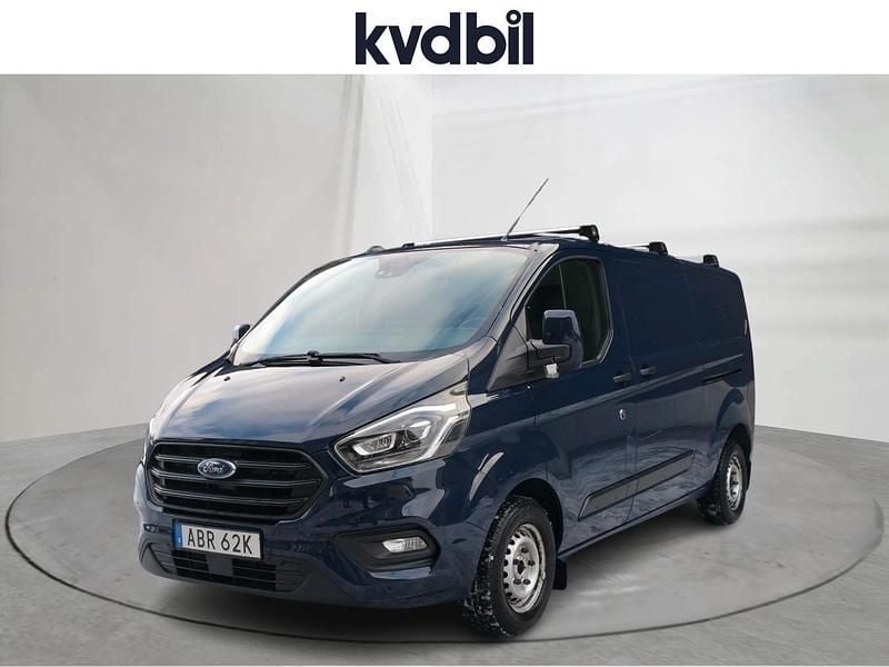 Blå Begagnad 2021 Ford Transit Custom Pickup | 207 000 kr (Marknadspris) - Bild 1/3