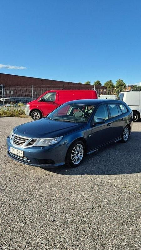 Blå Begagnad 2009 Saab 9-3 Kombi | 39 990 kr (Marknadspris) - Bild 1/4