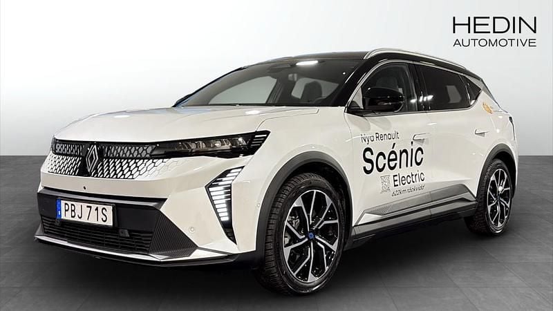 Vit (white) Begagnad 2024 Renault Scénic Iconic Minibuss | 489 000 kr (Superpris) - Bild 1/4