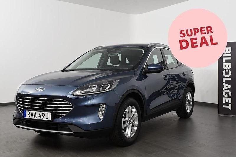 Blå Begagnad 2022 Ford Kuga Titanium SUV | 209 500 kr (Bra pris) - Bild 1/4