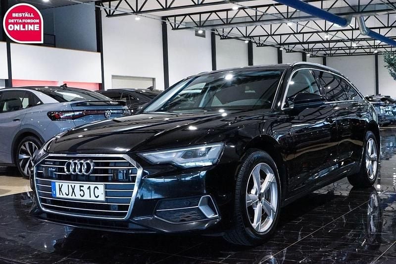 Svart Begagnad 2021 Audi A6 Sport Kombi | 259 500 kr (Bra pris) - Bild 1/4