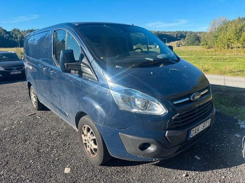 Blå Begagnad 2014 Ford Transit Custom Van | 29 900 kr - Bild 1/4