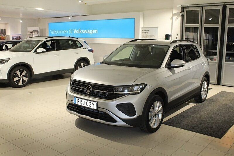 Silver Ny 2024 VW T-Cross Life SUV | 342 000 kr (Dyr) - Bild 1/4