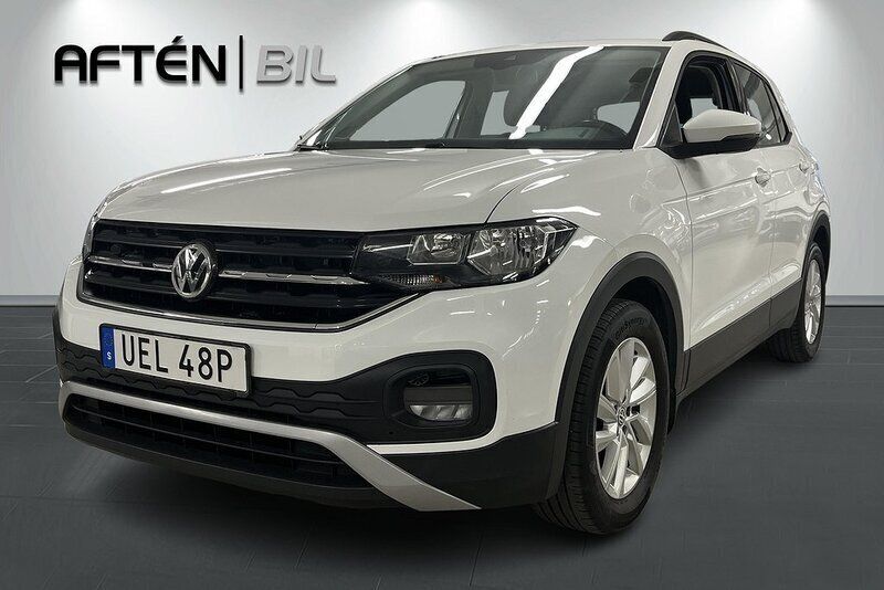 Vit Begagnad 2019 VW T-Cross SUV | 154 800 kr (Marknadspris) - Bild 1/3