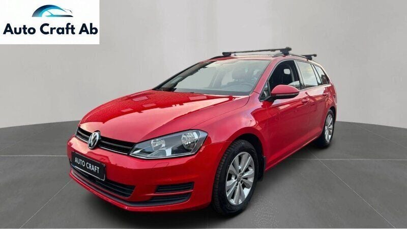 Röd Begagnad 2015 VW Golf VII Kombi | 109 900 kr (Marknadspris) - Bild 1/3
