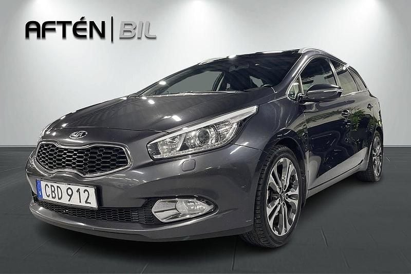 Dark gun metallic Begagnad 2015 Kia Ceed Sportswagon Kombi | 64 800 kr (Bra pris) - Bild 1/3