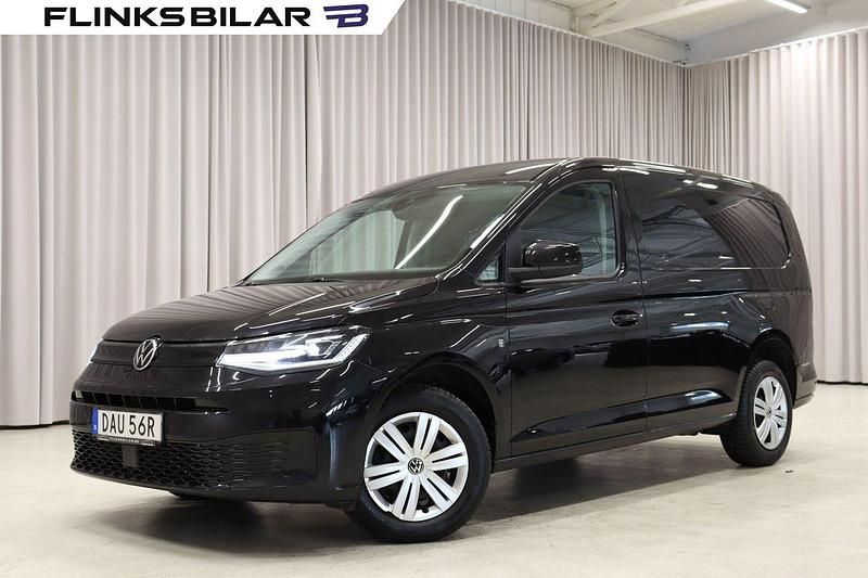 Svart (svart metallic) Begagnad 2022 VW Caddy Maxi Minibuss | 299 800 kr (Lite dyr) - Bild 1/4