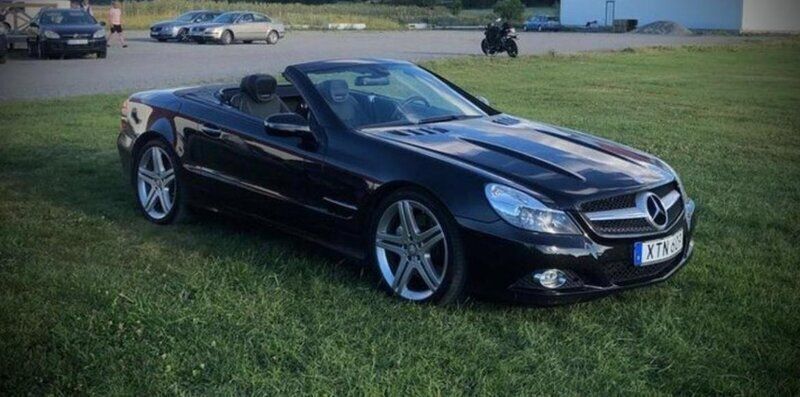 Svart Begagnad 2008 Mercedes SL350 Cab | 277 000 kr (Superpris) - Bild 1/4
