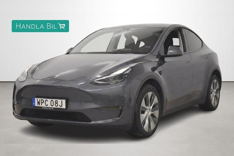 Begagnad Tesla Model Y Long Range AWD 378 kW (514 HK) 2021 Grå SUV