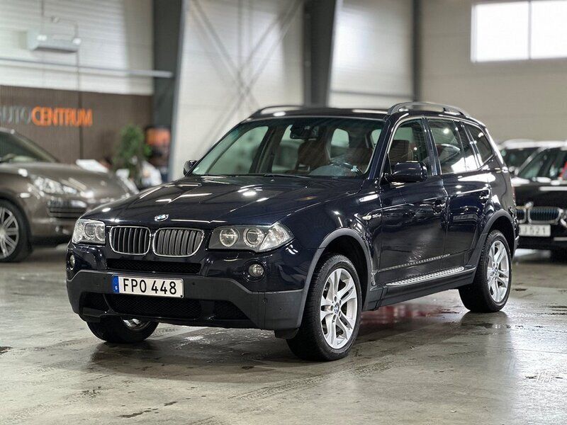 Blå (monaco blå) Begagnad 2007 BMW X3 M Sport SUV | 69 900 kr (Marknadspris) - Bild 1/4