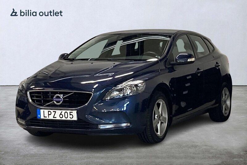 Blå Begagnad 2014 Volvo V40 Kinetic Kombi | 148 900 kr (Marknadspris) - Bild 1/2
