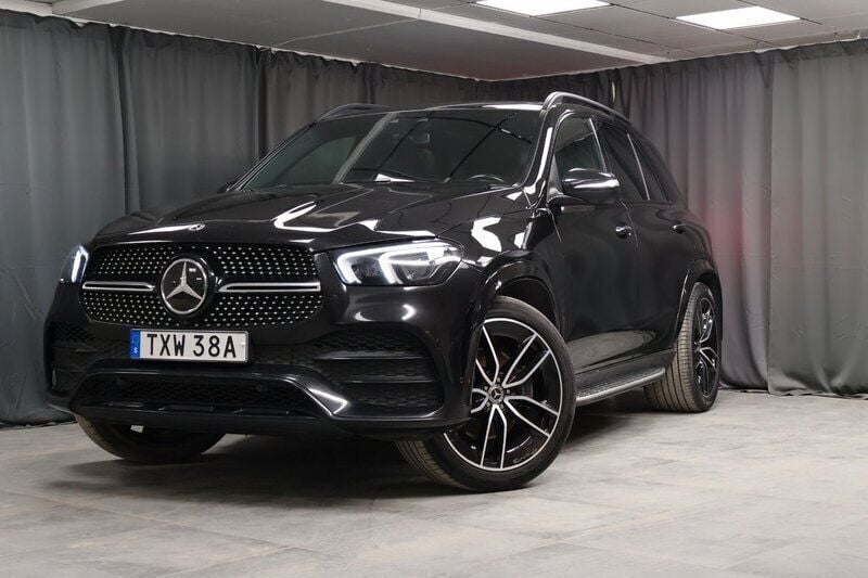Svart Begagnad 2019 Mercedes GLE350 AMG Line Premium Plus SUV | 549 000 kr (Bra pris) - Bild 1/4
