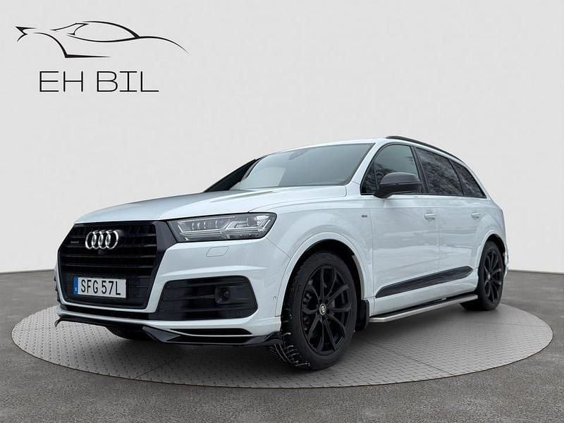 Begagnad Audi Q7 S-Line 286 HK (210 kW) 2019 Vit SUV