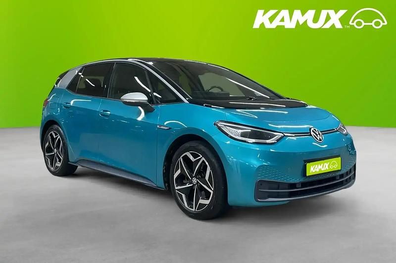 Grön Begagnad 2021 VW ID.3 Pro Performance Halvkombi | 238 800 kr (Lite dyr) - Bild 1/4