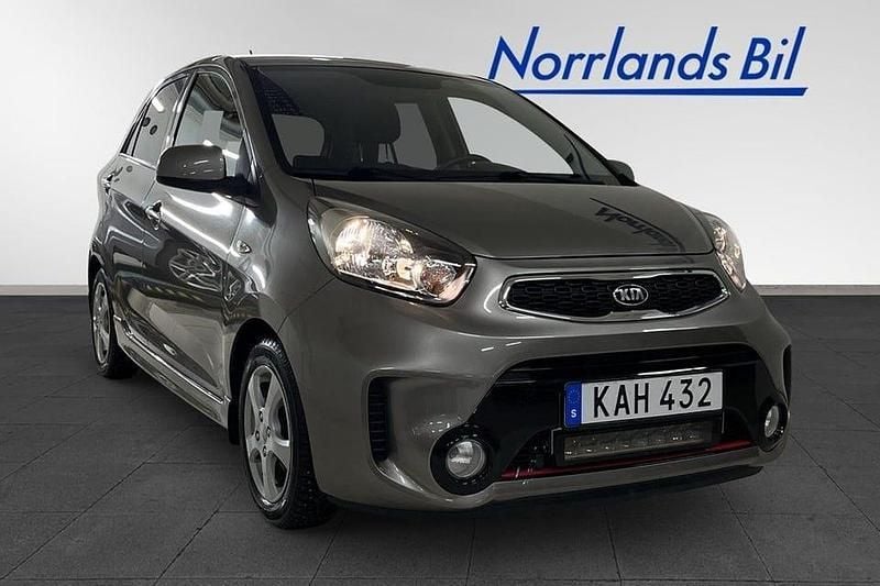 Grå Begagnad 2016 Kia Picanto Halvkombi | 94 900 kr (Dyr) - Bild 1/4