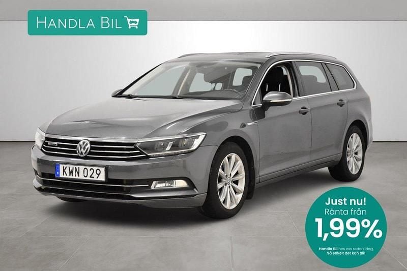 Mörkgrå Begagnad 2015 VW Passat Kombi | 139 900 kr (Lite dyr) - Bild 1/3