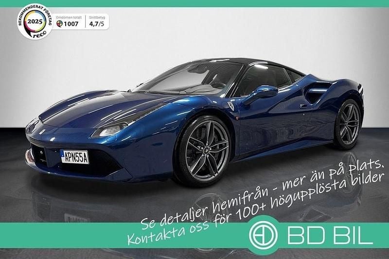 Begagnad Ferrari 488 670 HK (492 kW) 2016 Blå