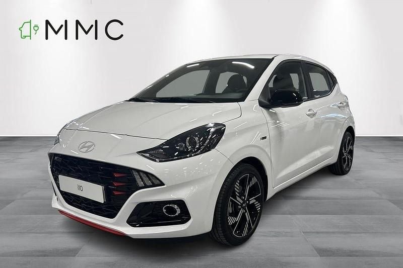 Ny Hyundai i10 N Line 90 HK (66 kW) 2025 Vit Halvkombi