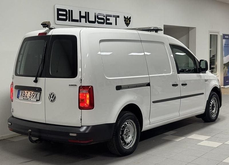 Begagnad VW Caddy Maxi 110 HK (80 kW) 2019 Vit Minibuss