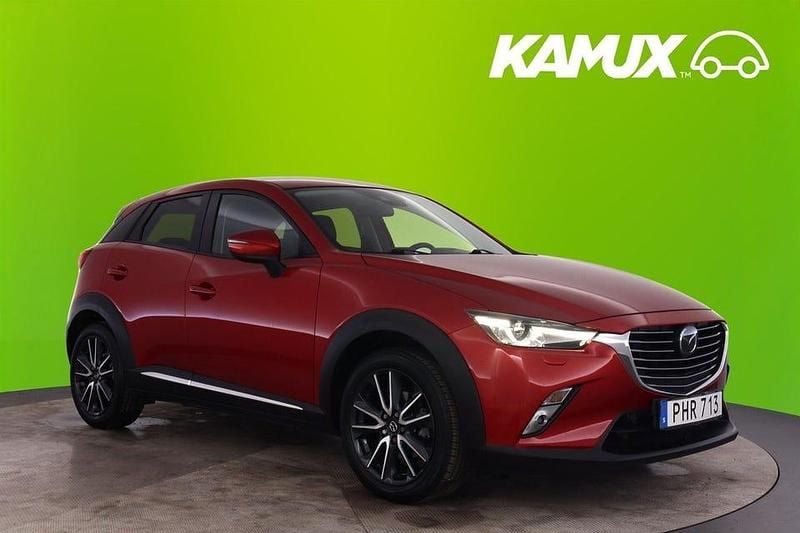Röd Begagnad 2017 Mazda CX-3 Optimum SUV | 174 800 kr (Bra pris) - Bild 1/4
