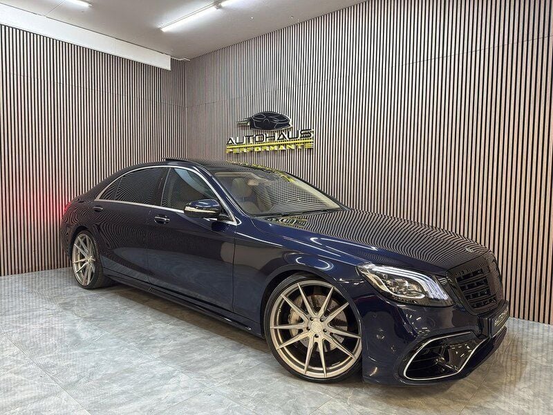 Begagnad Mercedes S500L AMG 550 HK (404 kW) 2014 Svart Sedan