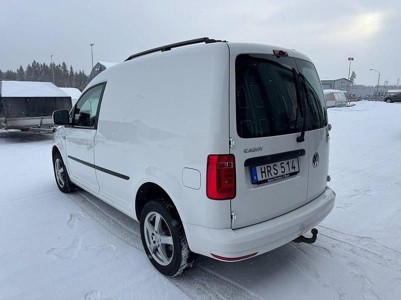 Begagnad VW Caddy 122 HK (89 kW) 2018 Vit Minibuss