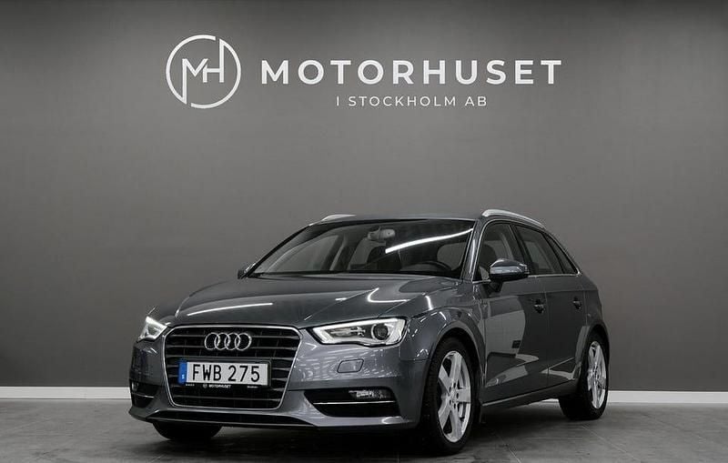Grå Begagnad 2013 Audi A3 Ambition | 129 900 kr (Marknadspris) - Bild 1/4