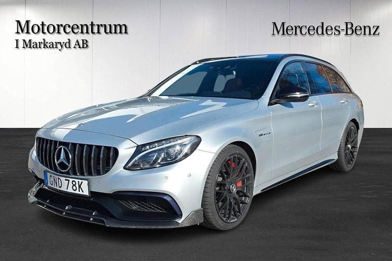 Silver Begagnad 2016 Mercedes C63S AMG AMG Kombi | 469 000 kr (Marknadspris) - Bild 1/4