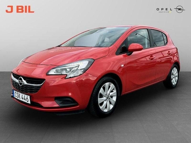 Röd Begagnad 2015 Opel Corsa Enjoy Halvkombi | 109 900 kr (Marknadspris) - Bild 1/4