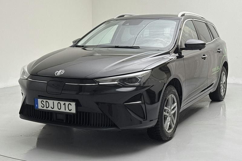 Svart Begagnad 2023 MG MG5 EV Long Range Luxury Kombi | 169 000 kr (Bra pris) - Bild 1/4