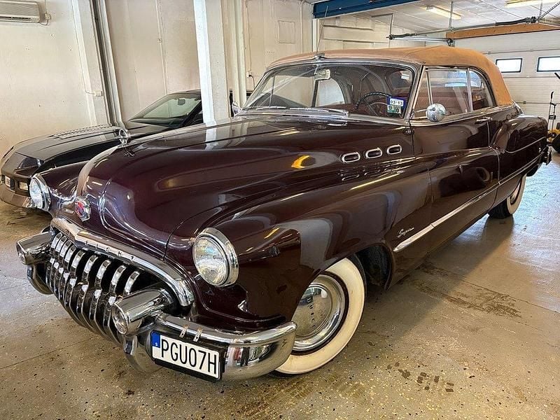 Mörkröd Begagnad 1950 Buick Super Cab | 395 000 kr - Bild 1/4